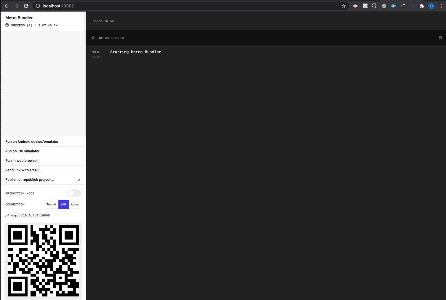 Image 1: The development server